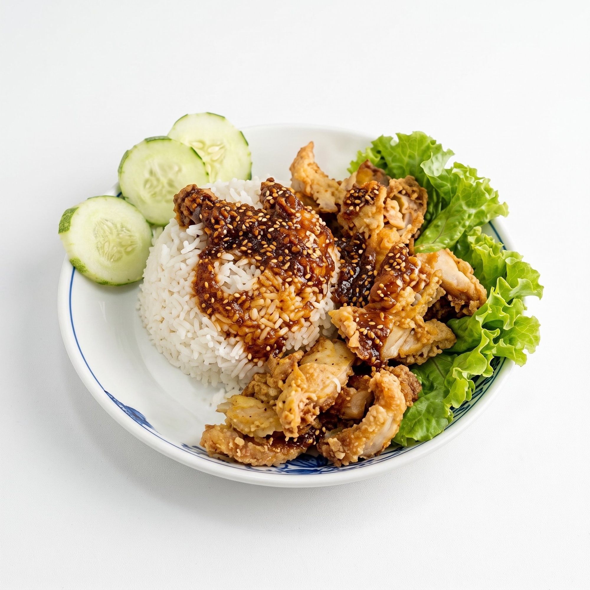 Sesame Chicken Rice Bowl