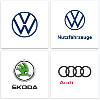Logo von Volkswagen, ŠKODA, Audi Weimar Glinicke