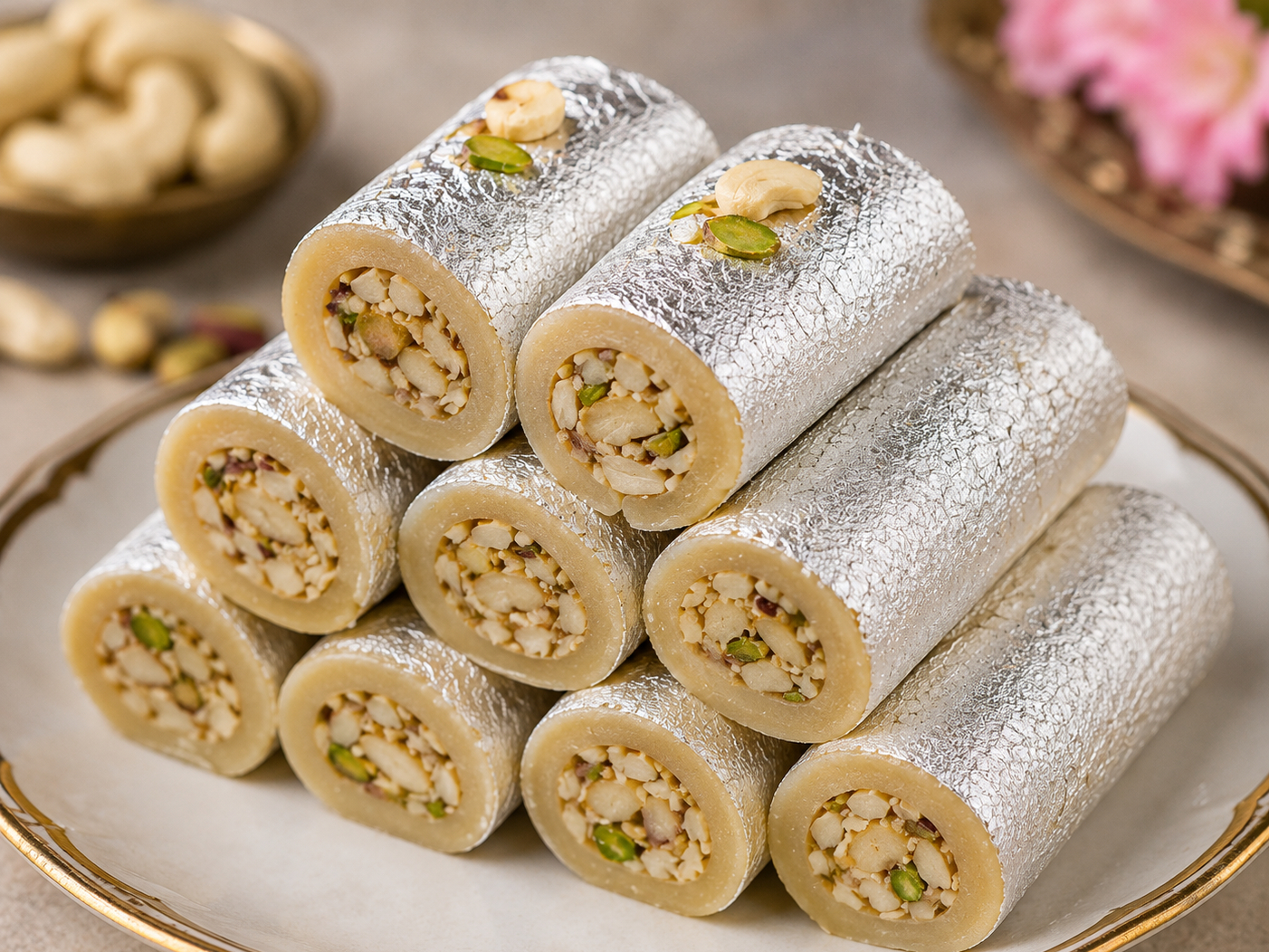 Kaju Roll Fresh Sweets