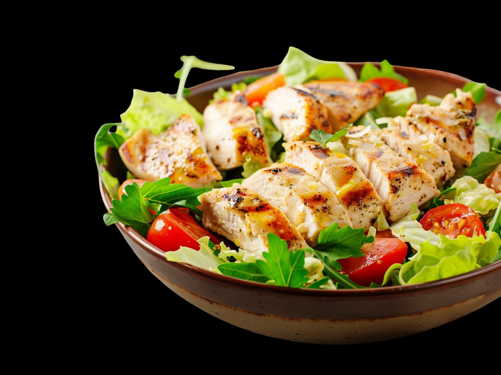 Grilled Chicken over vegetables