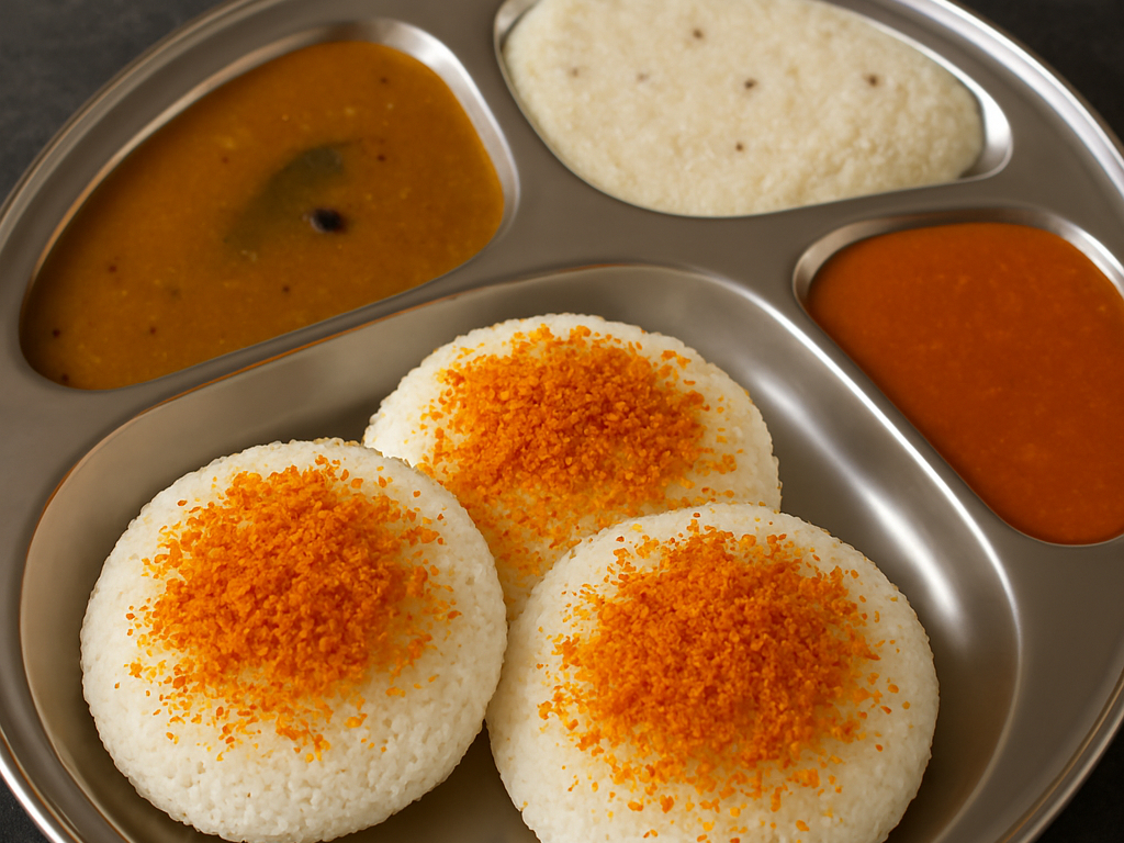 Masala Idly (V, GF, NF, DF)