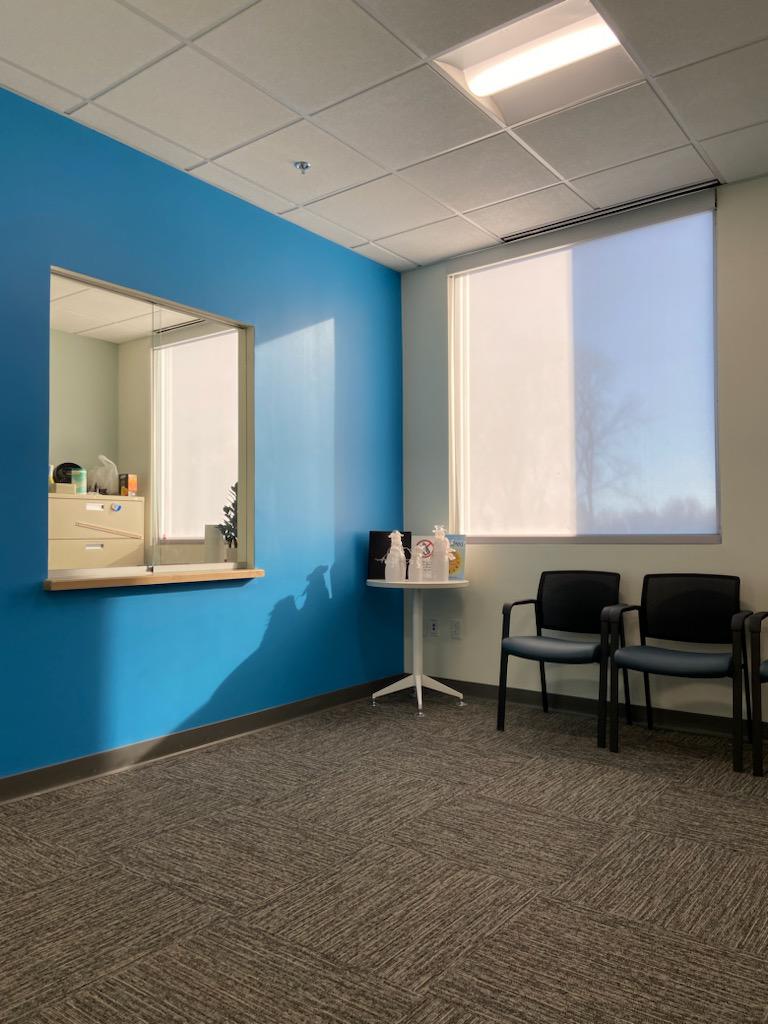 Want to add a touch of professionalism to your office? We also do Commercial Work alongside services in the home, as you can see in the Open Sky Community Services office in Worcester! Perfect for the modern workplace, our shades add style and functionality to any commercial setting.