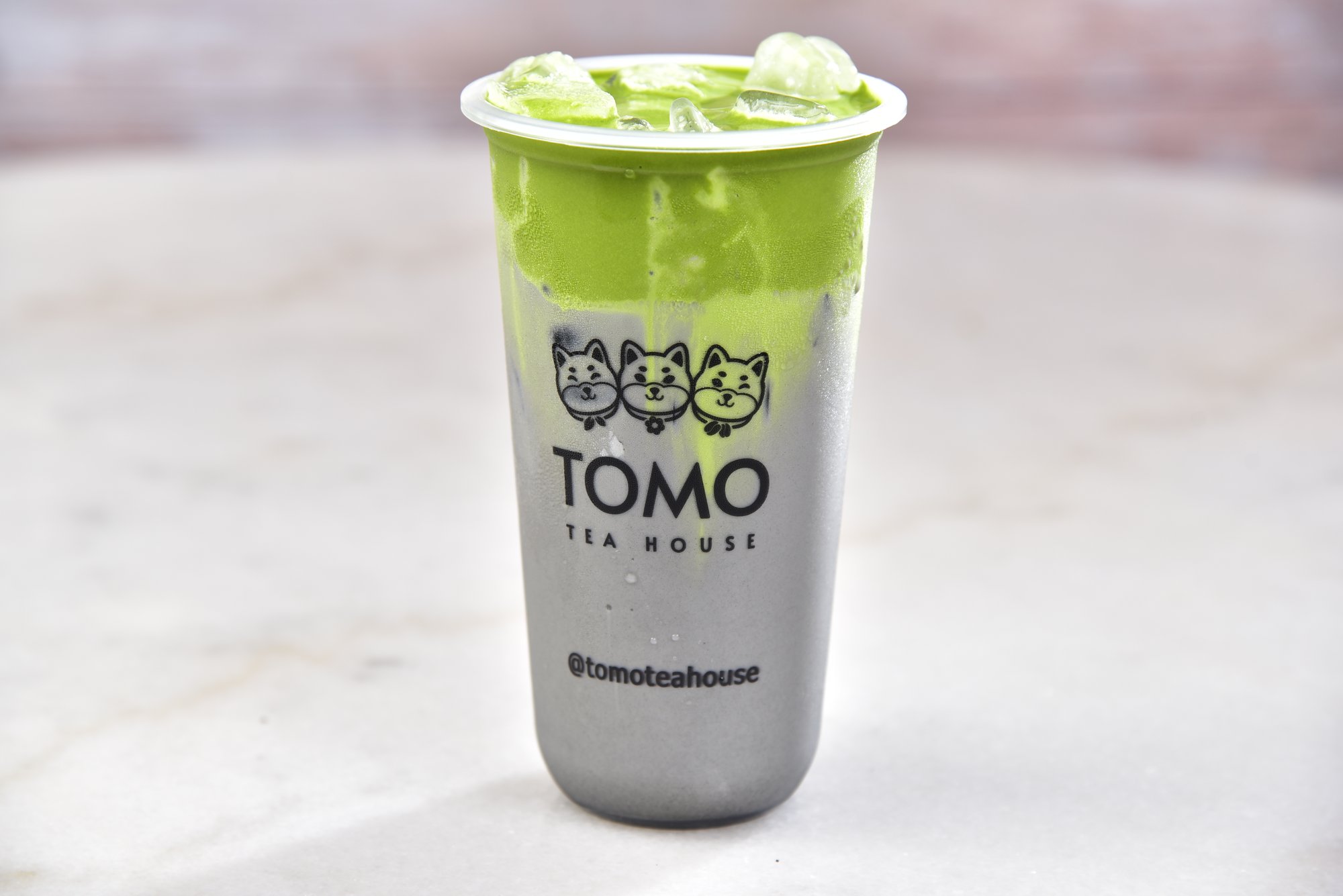 Black Sesame Matcha Latte