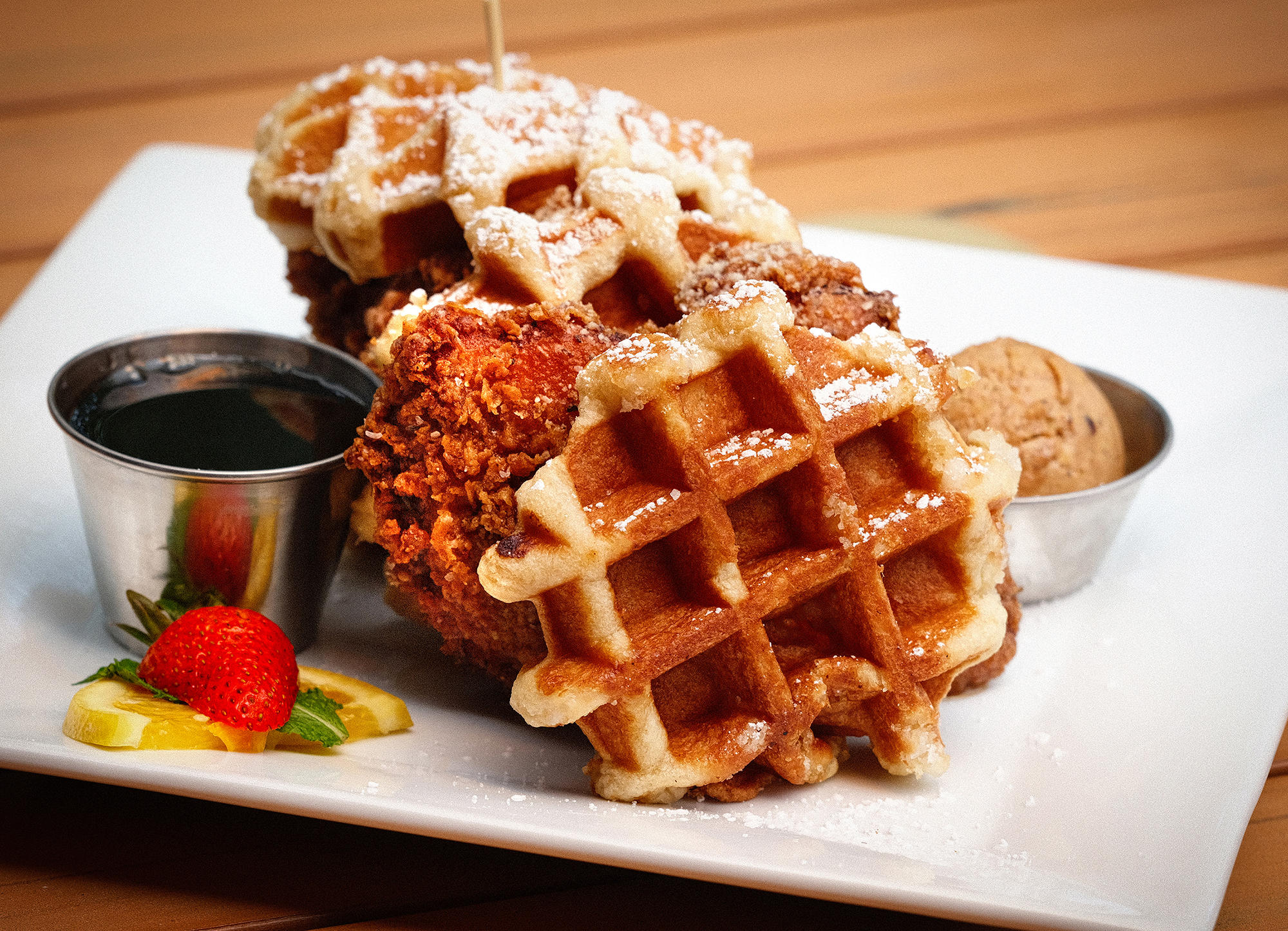 CHICKEN & WAFFLE SLIDERS