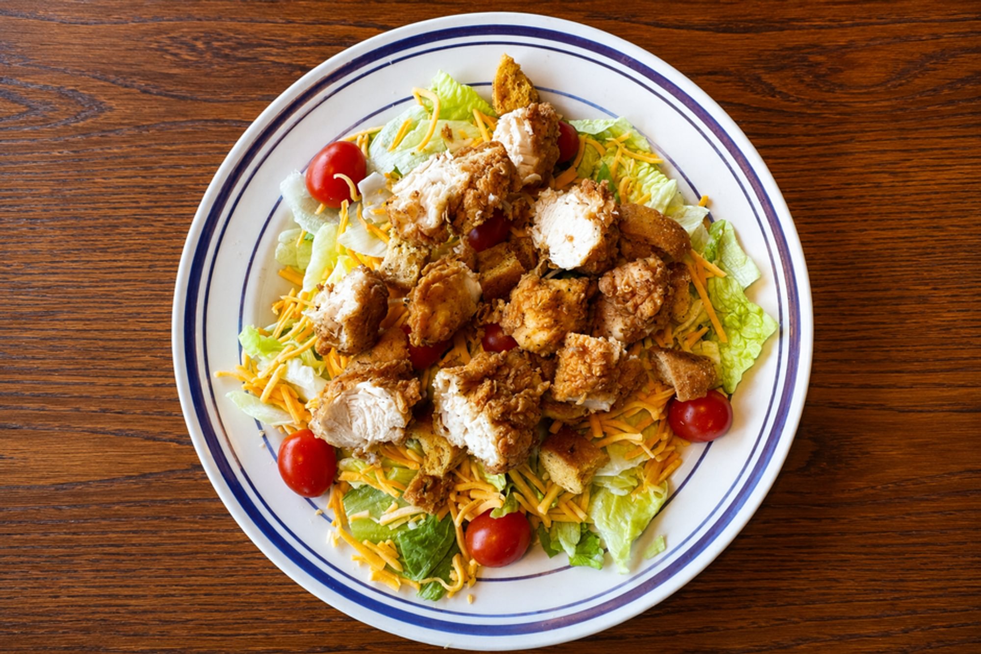 Lunch Fried Chicken Salad