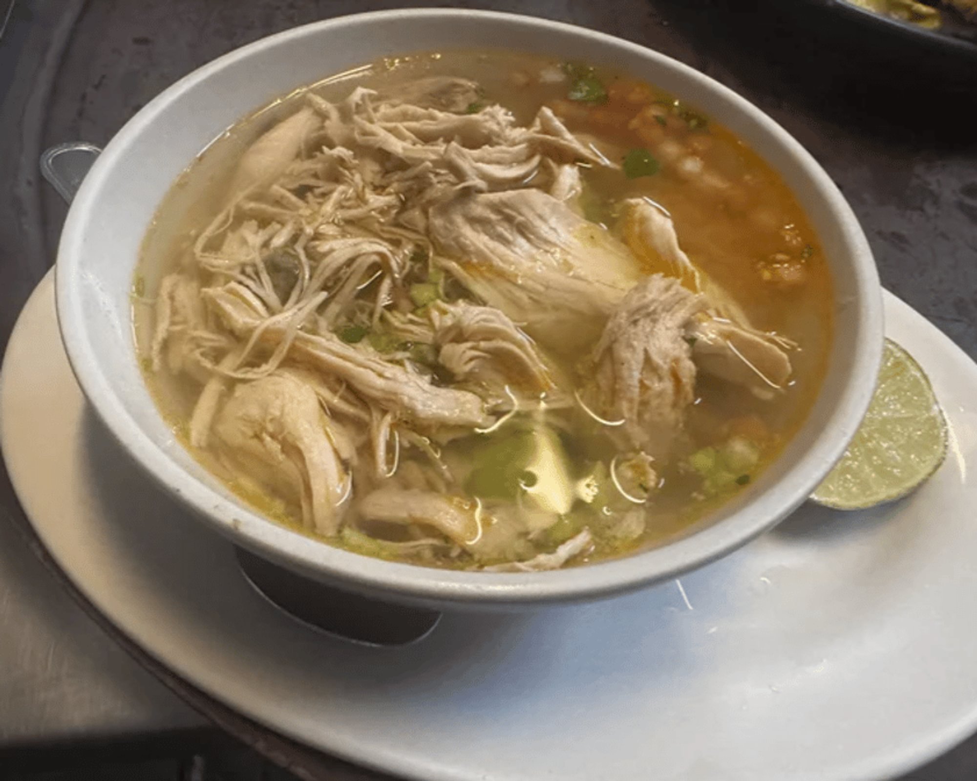 Mexico City Style Chicken Soup