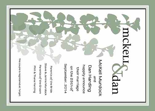 MCC Wedding Invitations Image