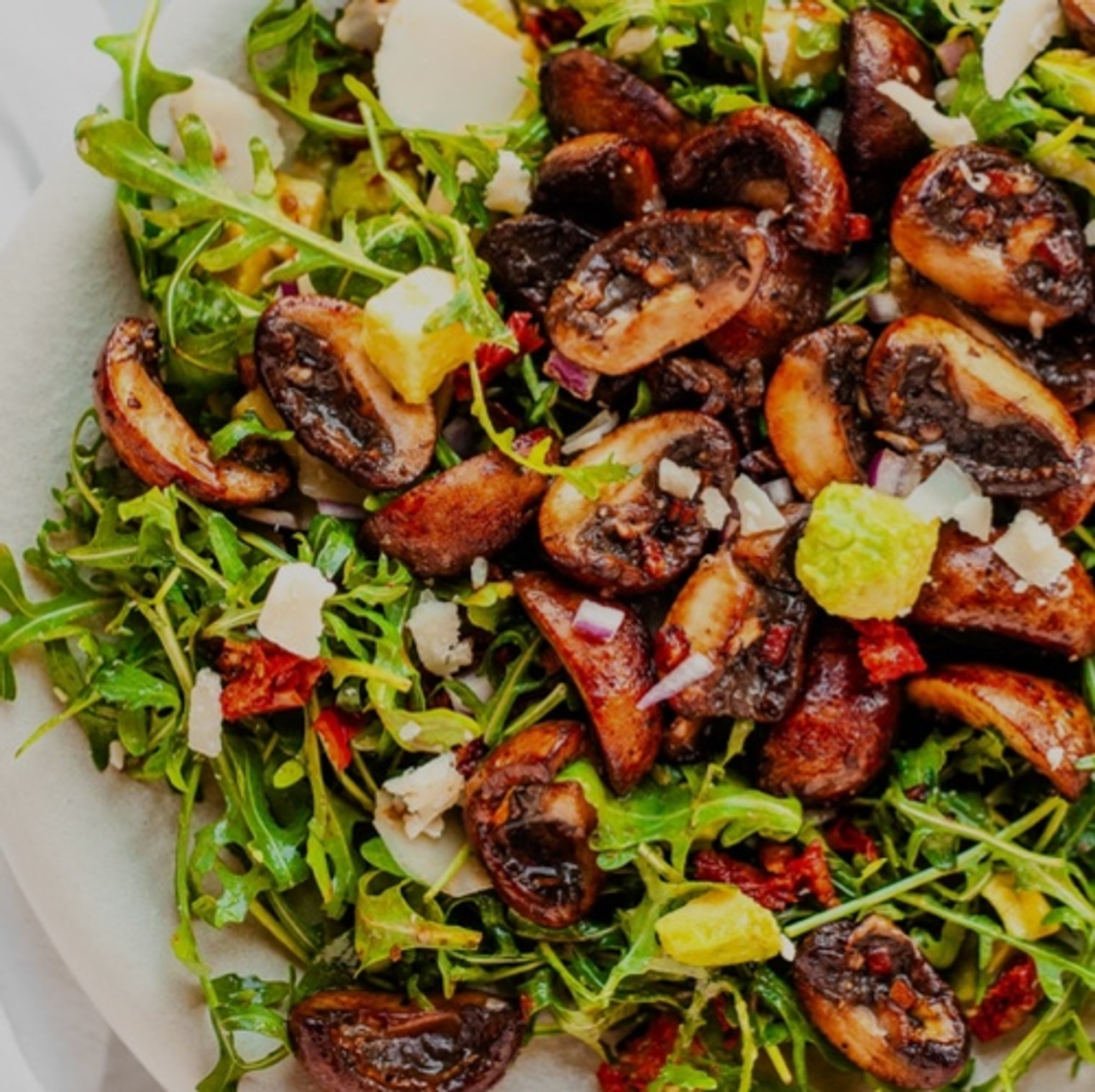 Organic Oyster Mushroom Salad