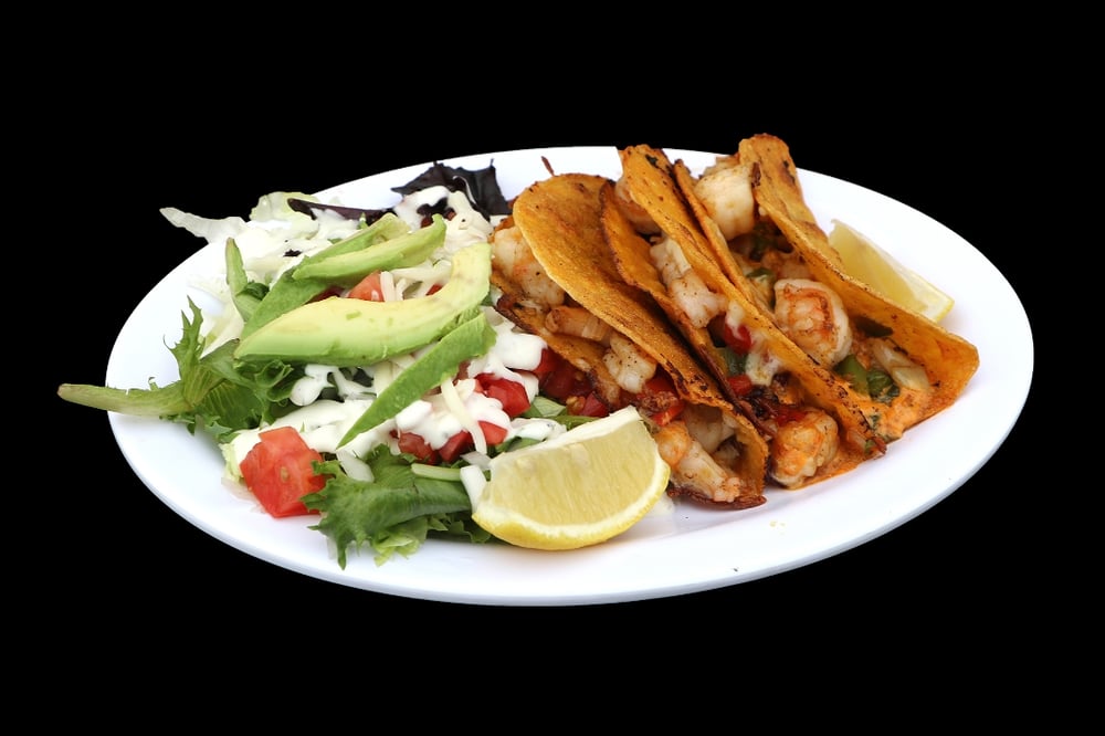 Tacos Gobernador Plate