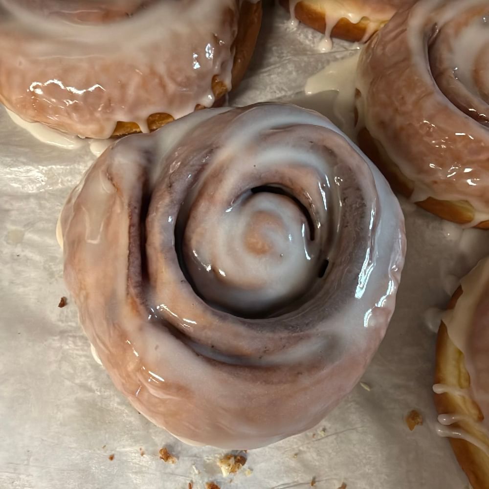 Glazed Cinnamon Bun
