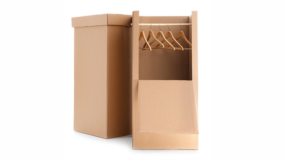 tall box for clothing