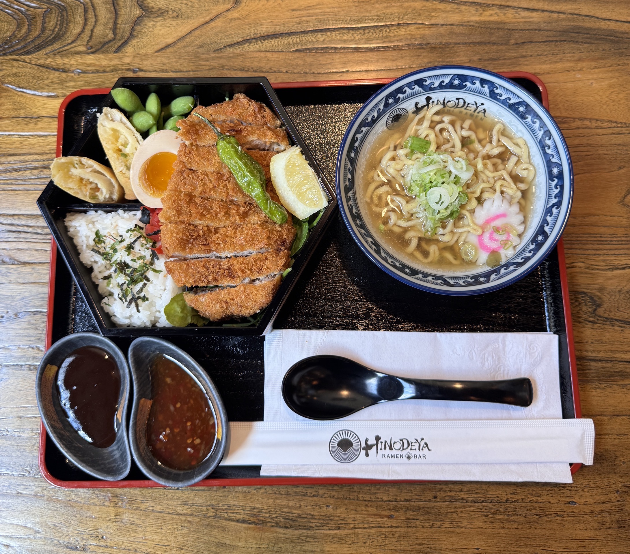 Pork Katsu Bento with Mini Ramen