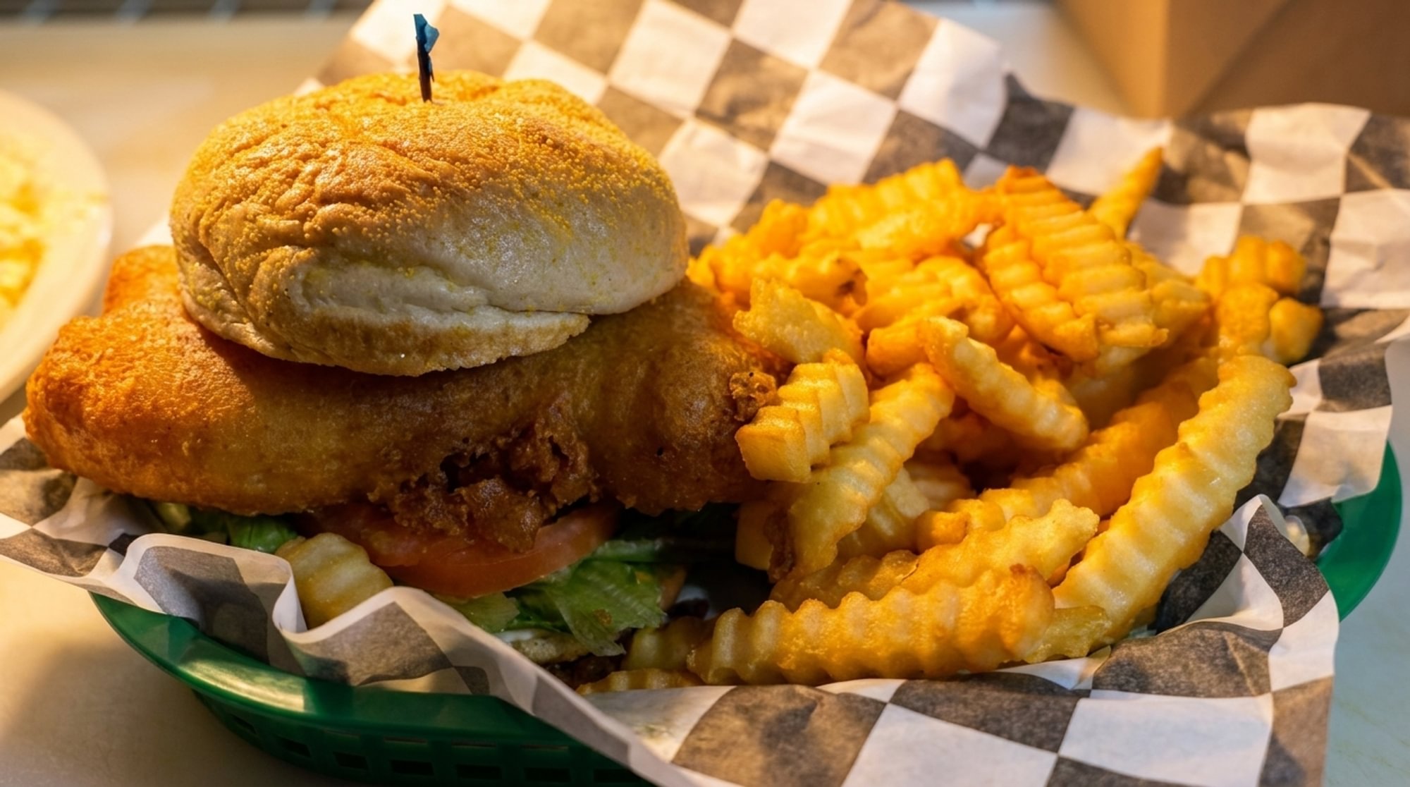 Fish Sandwich on a Kaiser
