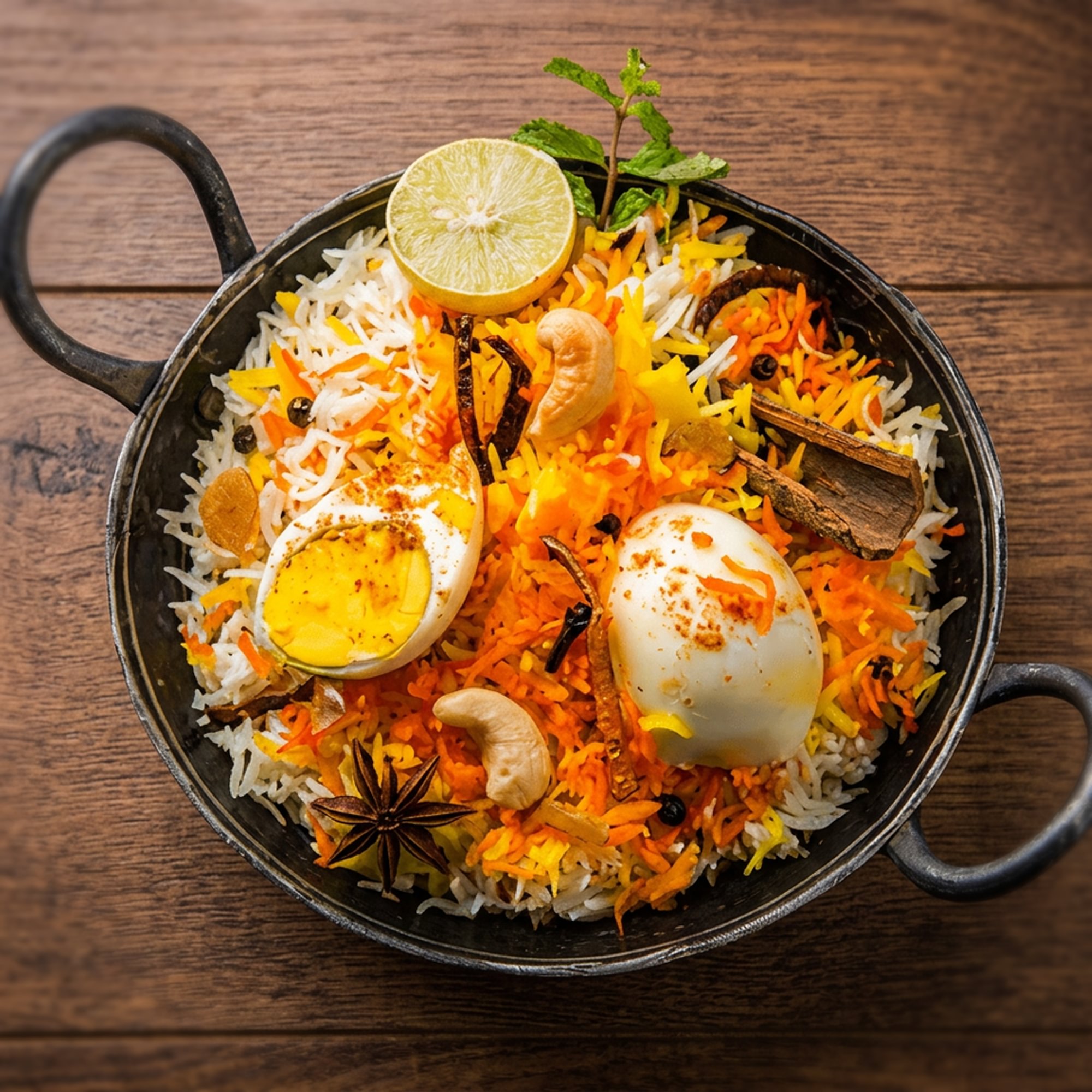 Hyd Egg Dum Biryani