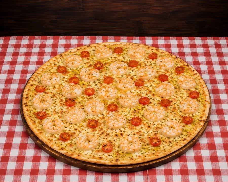 Lg Shrimp Scampi Pizza 14 (Italian Style)