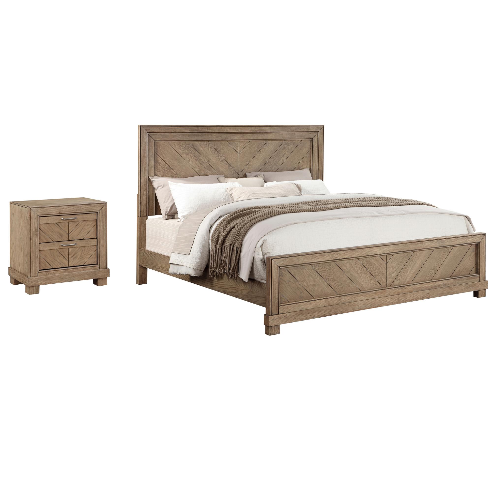 Queen Montana Bed & Nightstand