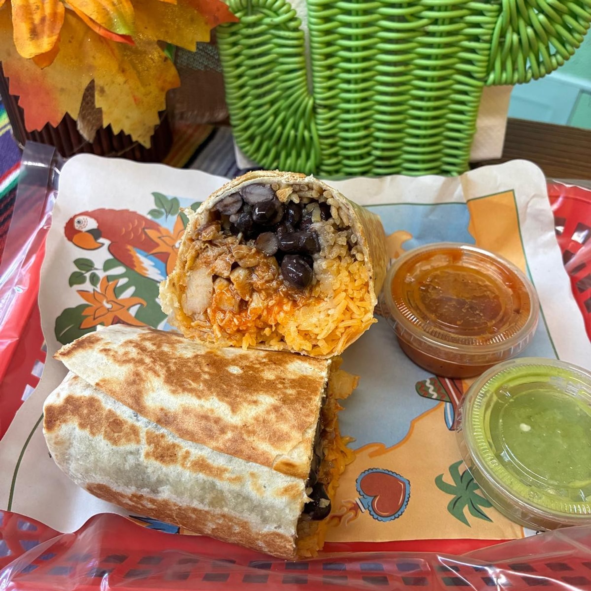 Buffalo Chicken Burrito
