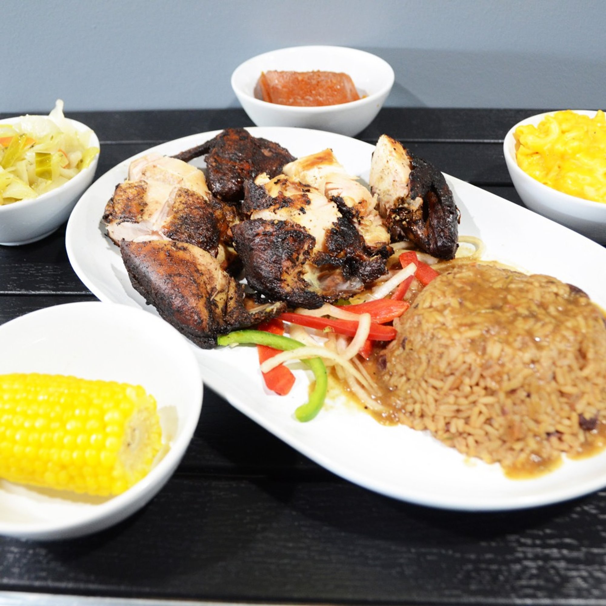 1/2 White Jerk Chicken