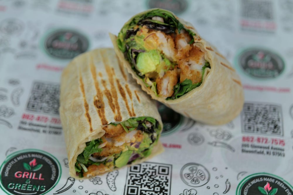 Crispy Shrimp Wrap