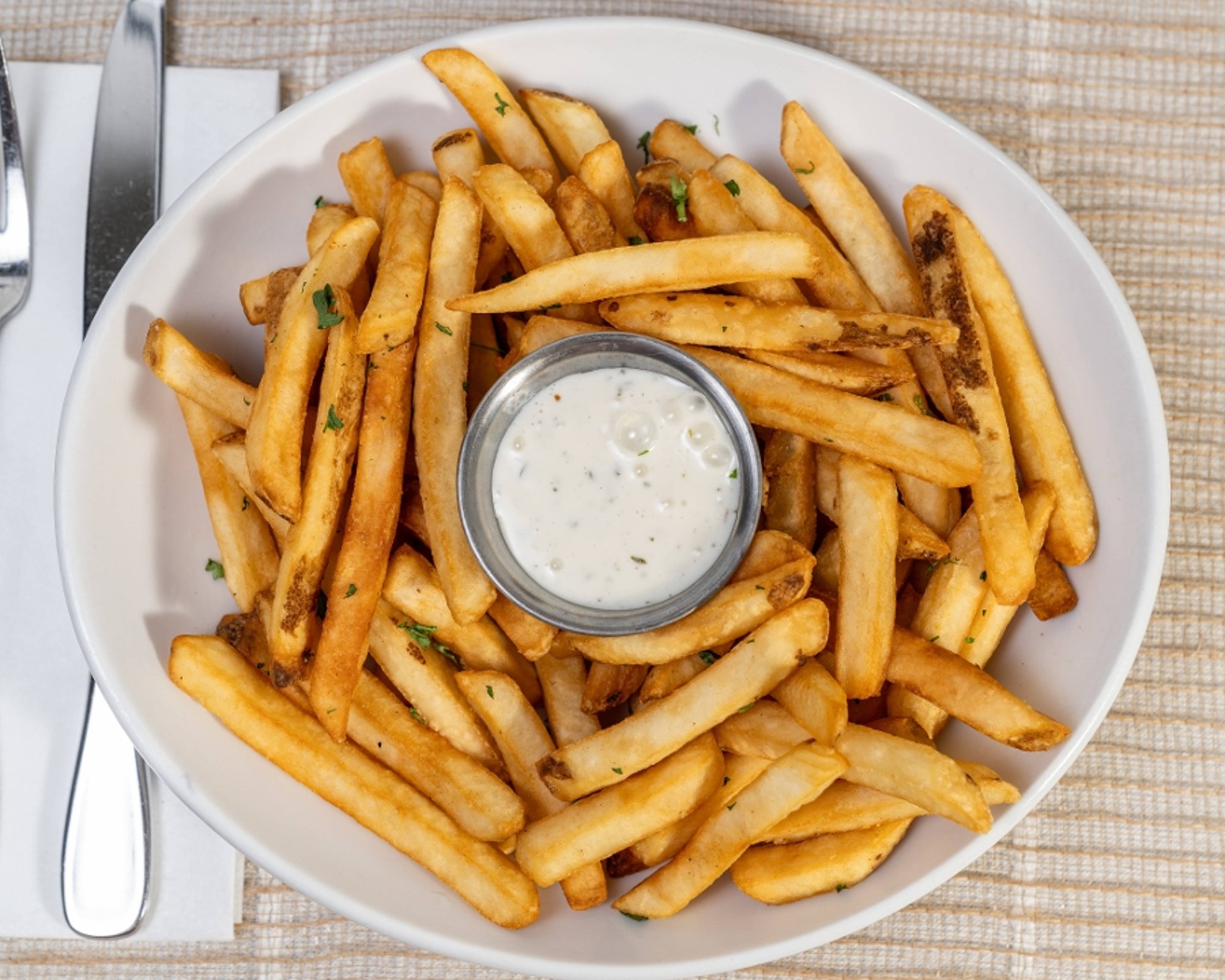 hand cut fries