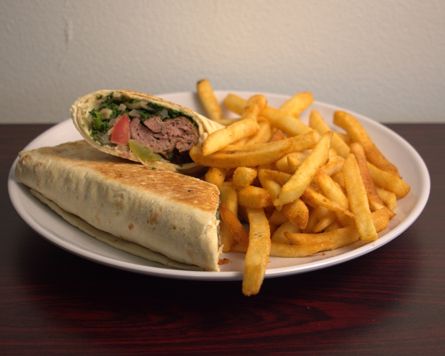 Mince Beef Kabob Wrap Combo