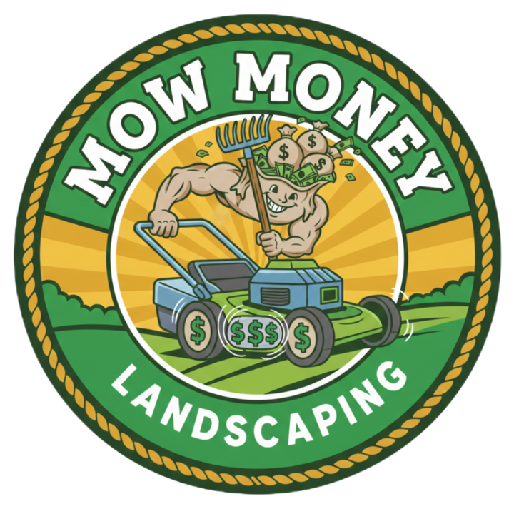 Mow Money Landscape Services Logo