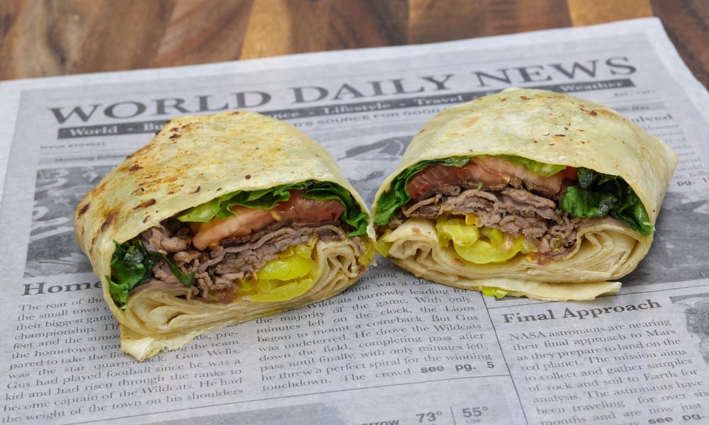 Steak and Cheese Wrap