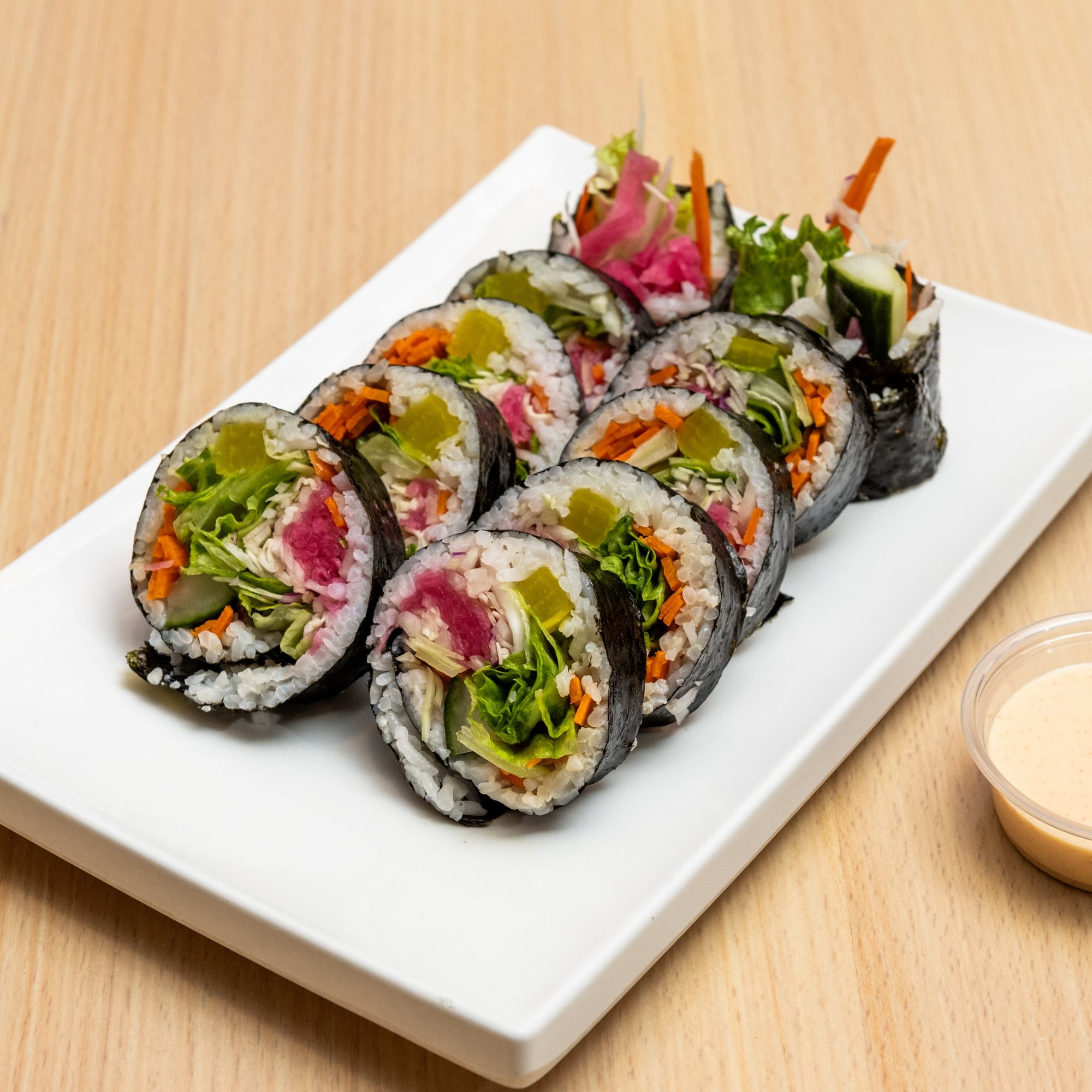 Vegetable Gimbap (Korean Rice Roll)