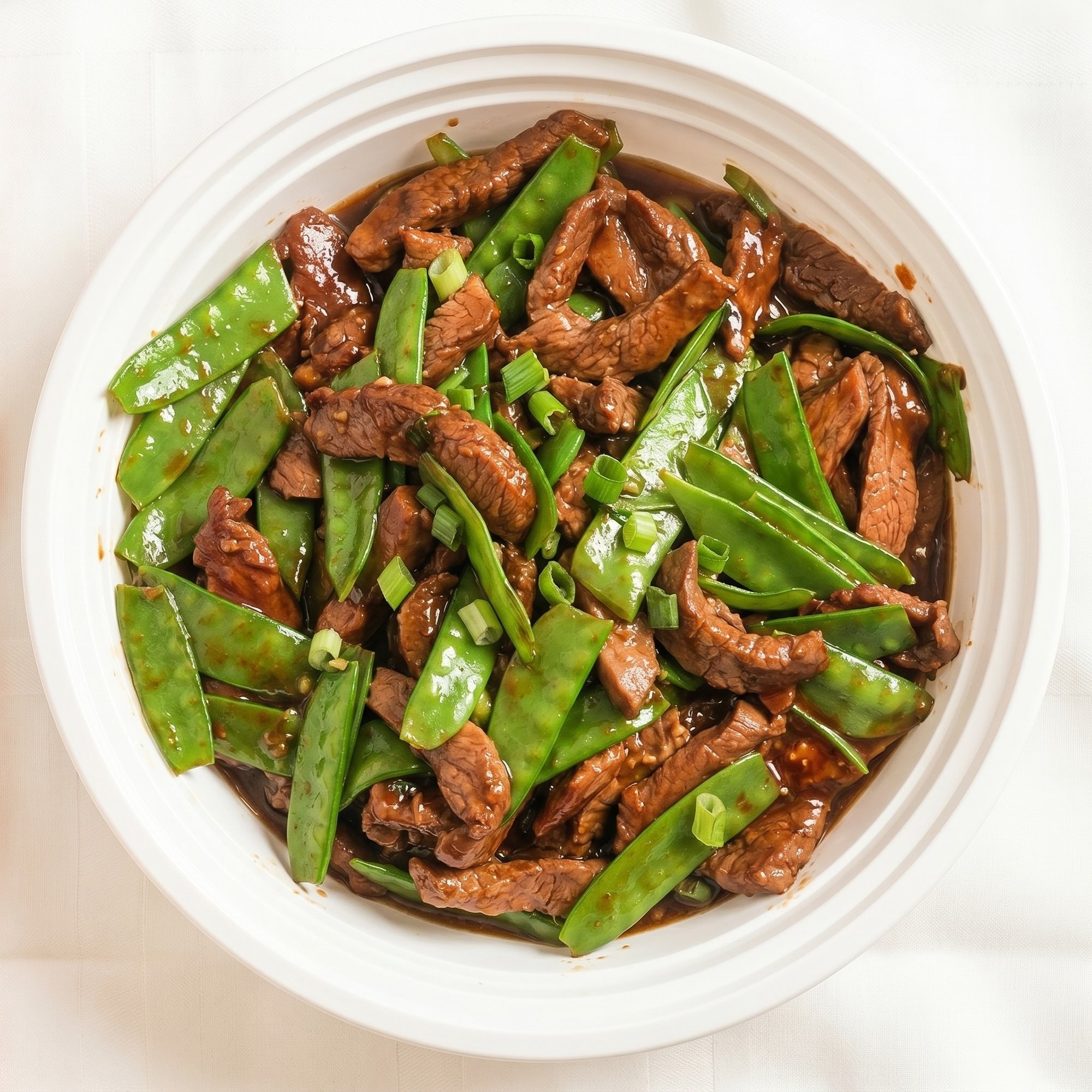 Beef with Snow Peas