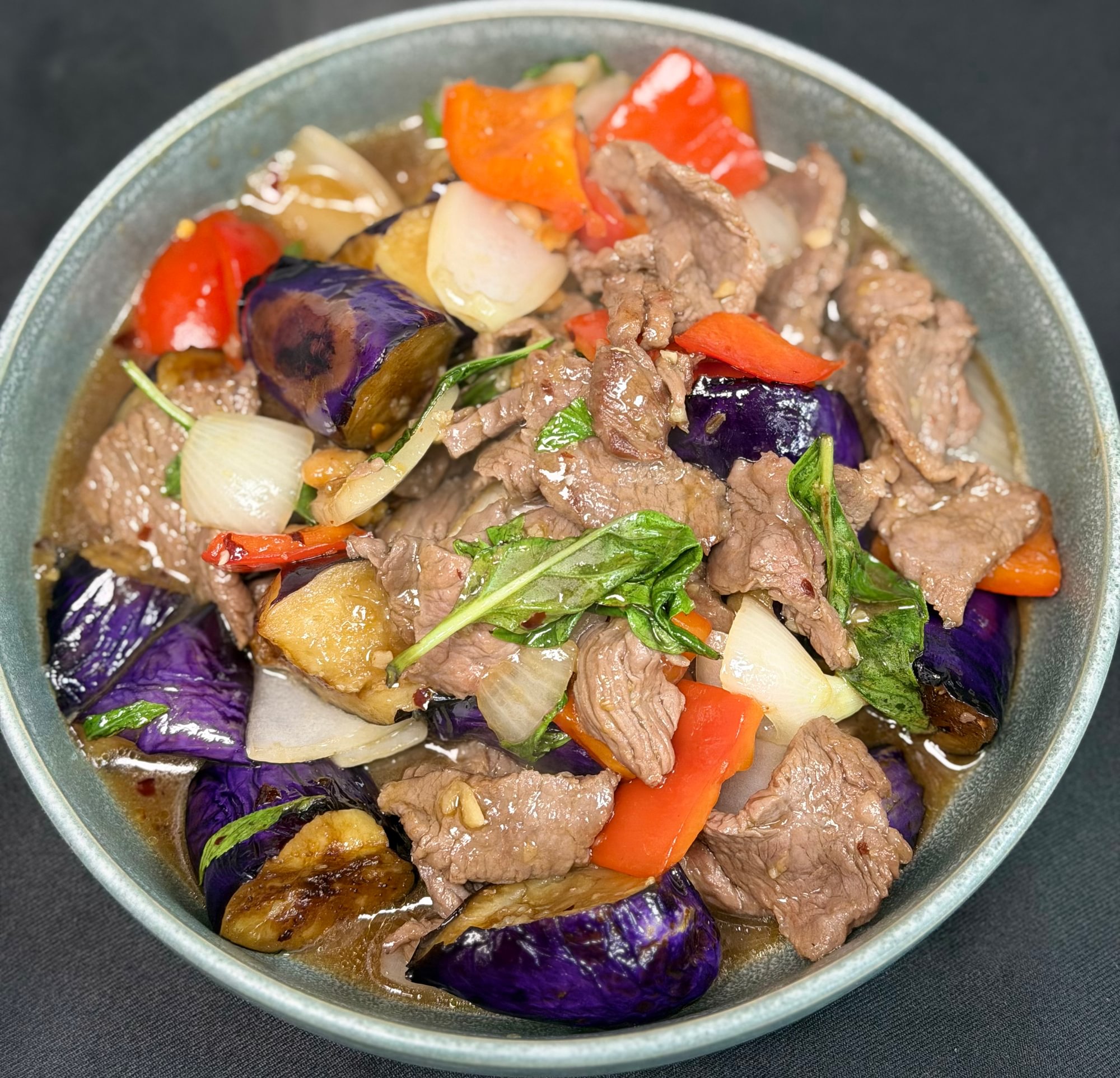 Pad Makuer (Eggplant)