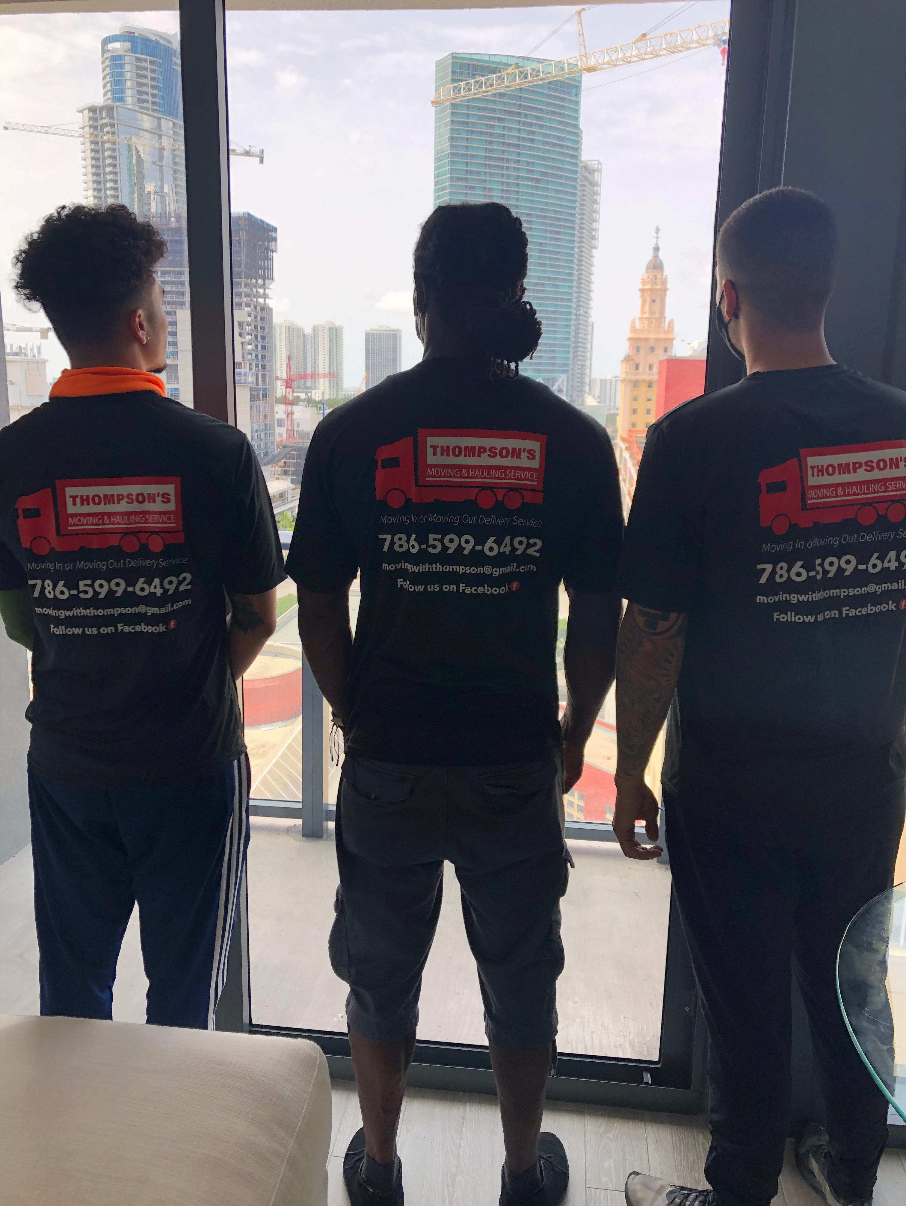 Thompson’s Moving &amp; Hauling Service Logo