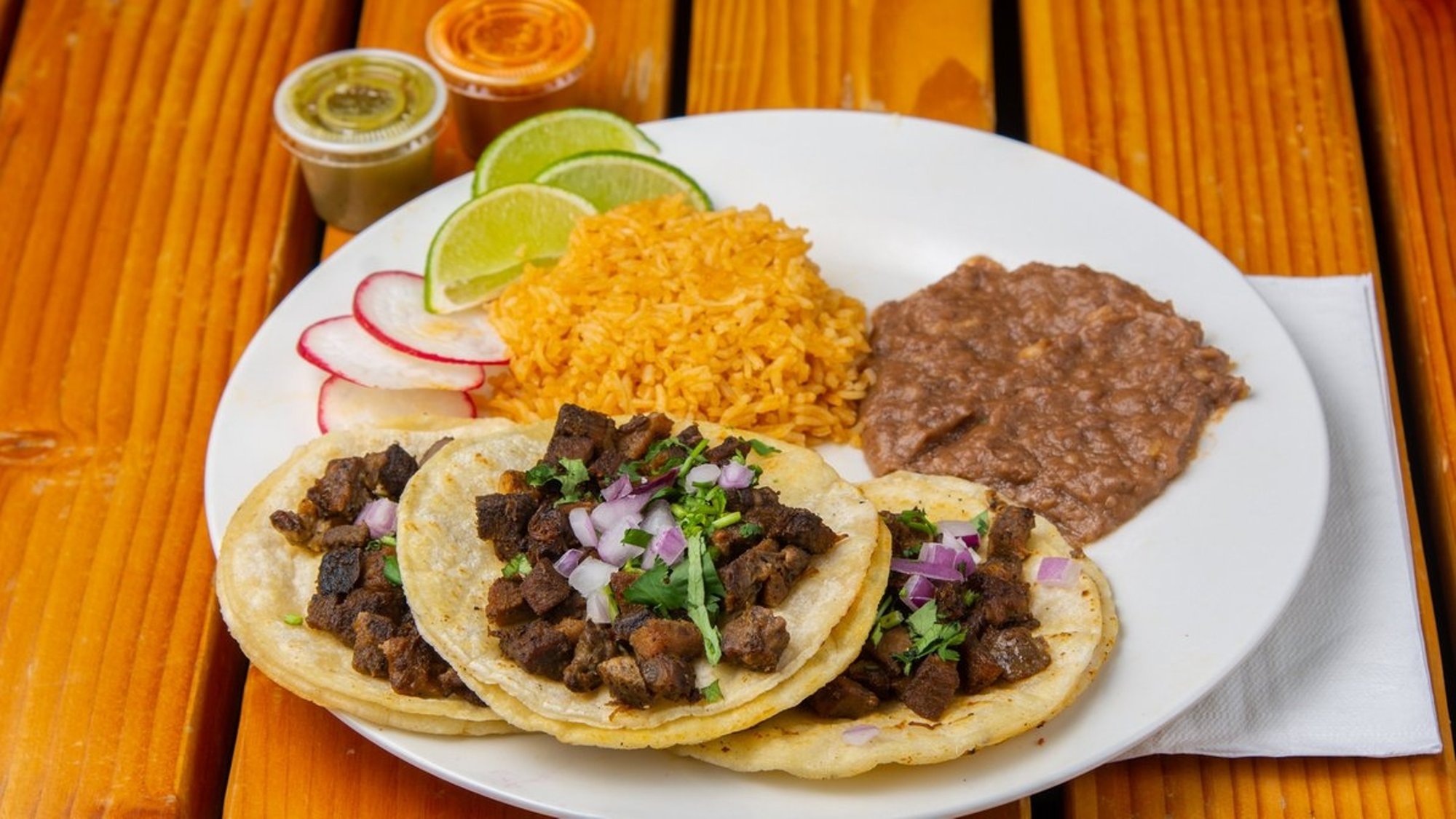 Lengua Taco Platter