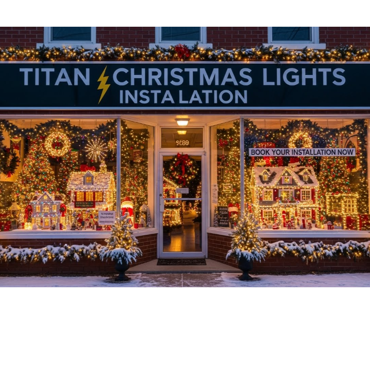 Titan Christmas Lights Installation Logo