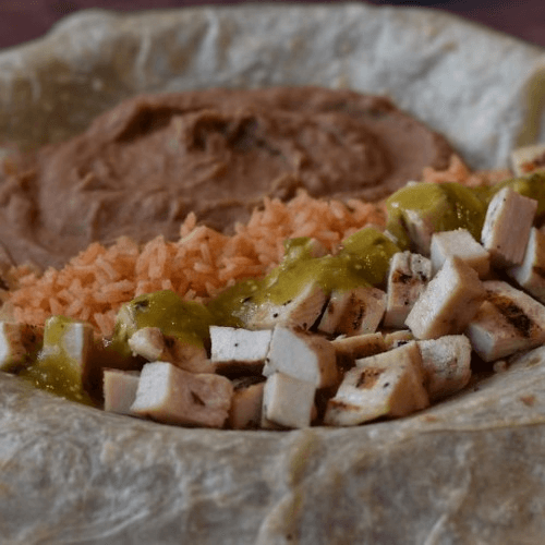 Pollo Asado Burrito