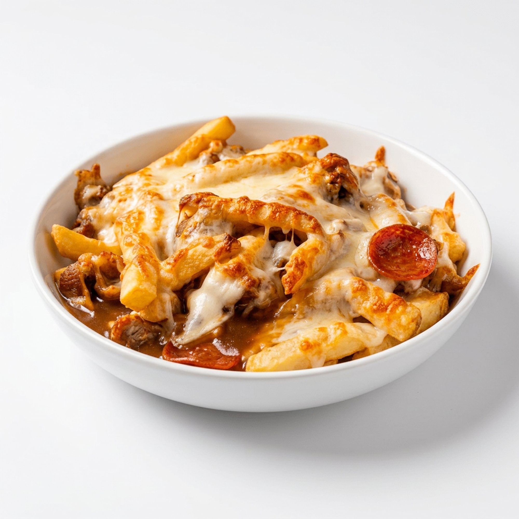 Poutine with Pepperoni