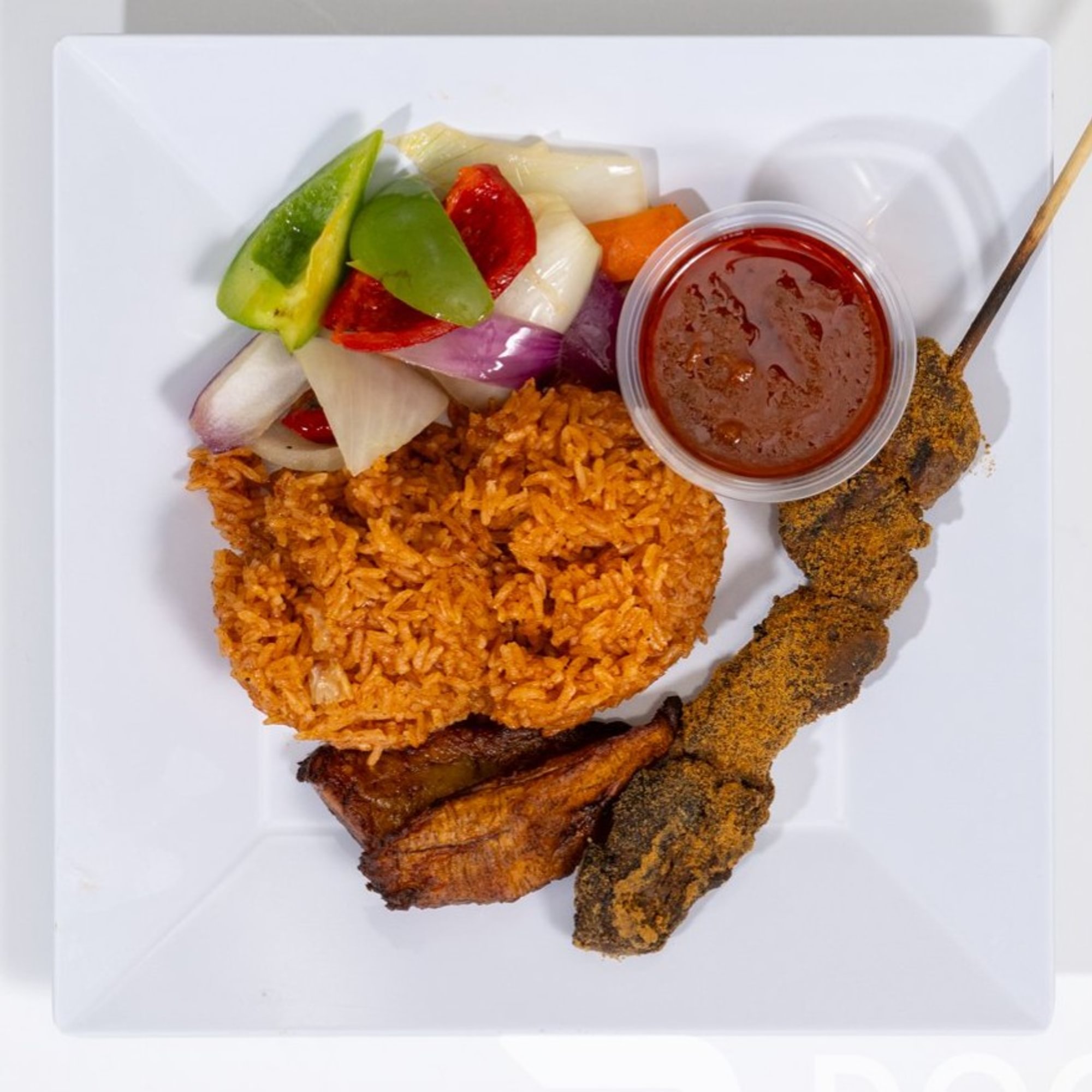 Jollof/Kebab/Plantain