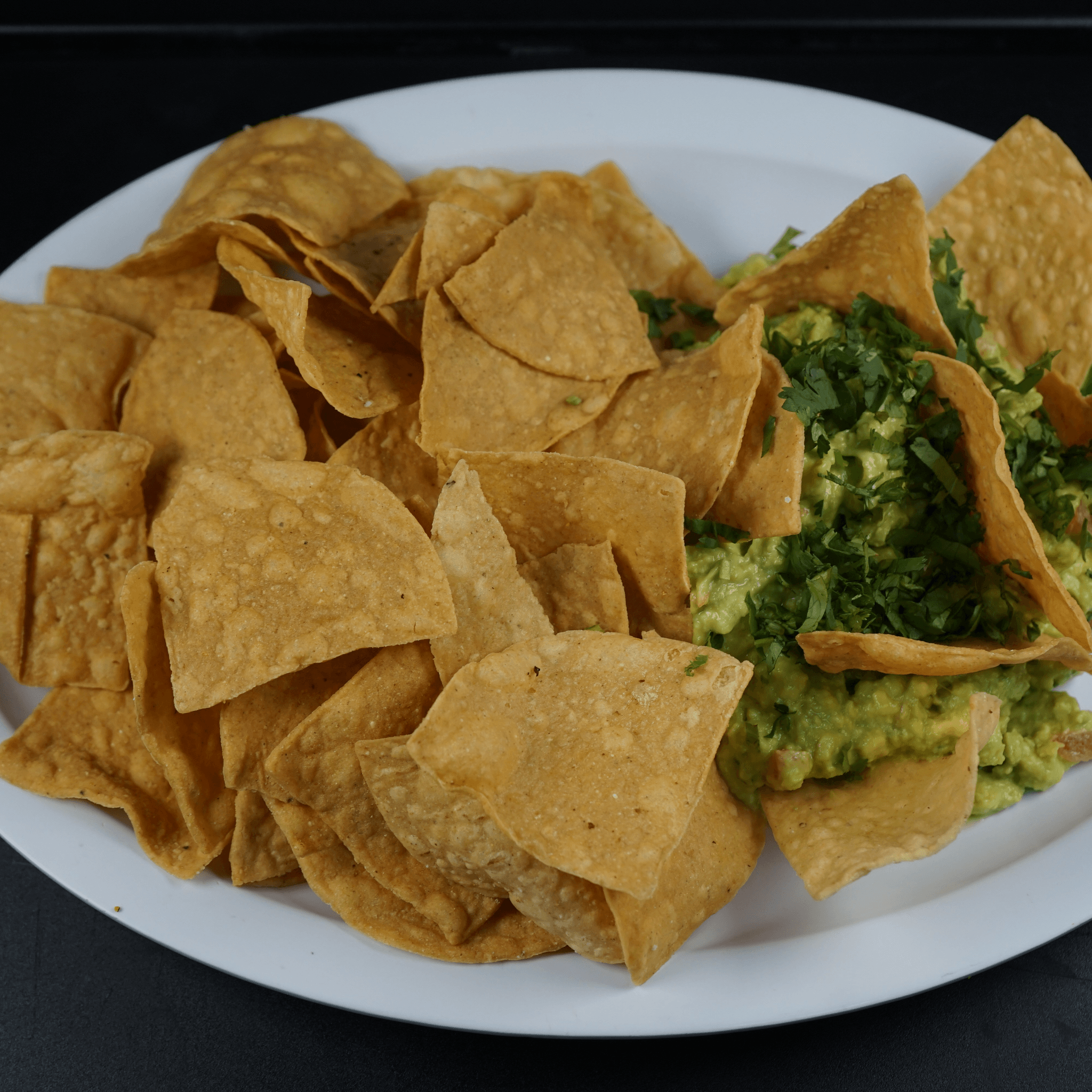 Guacamole with chips