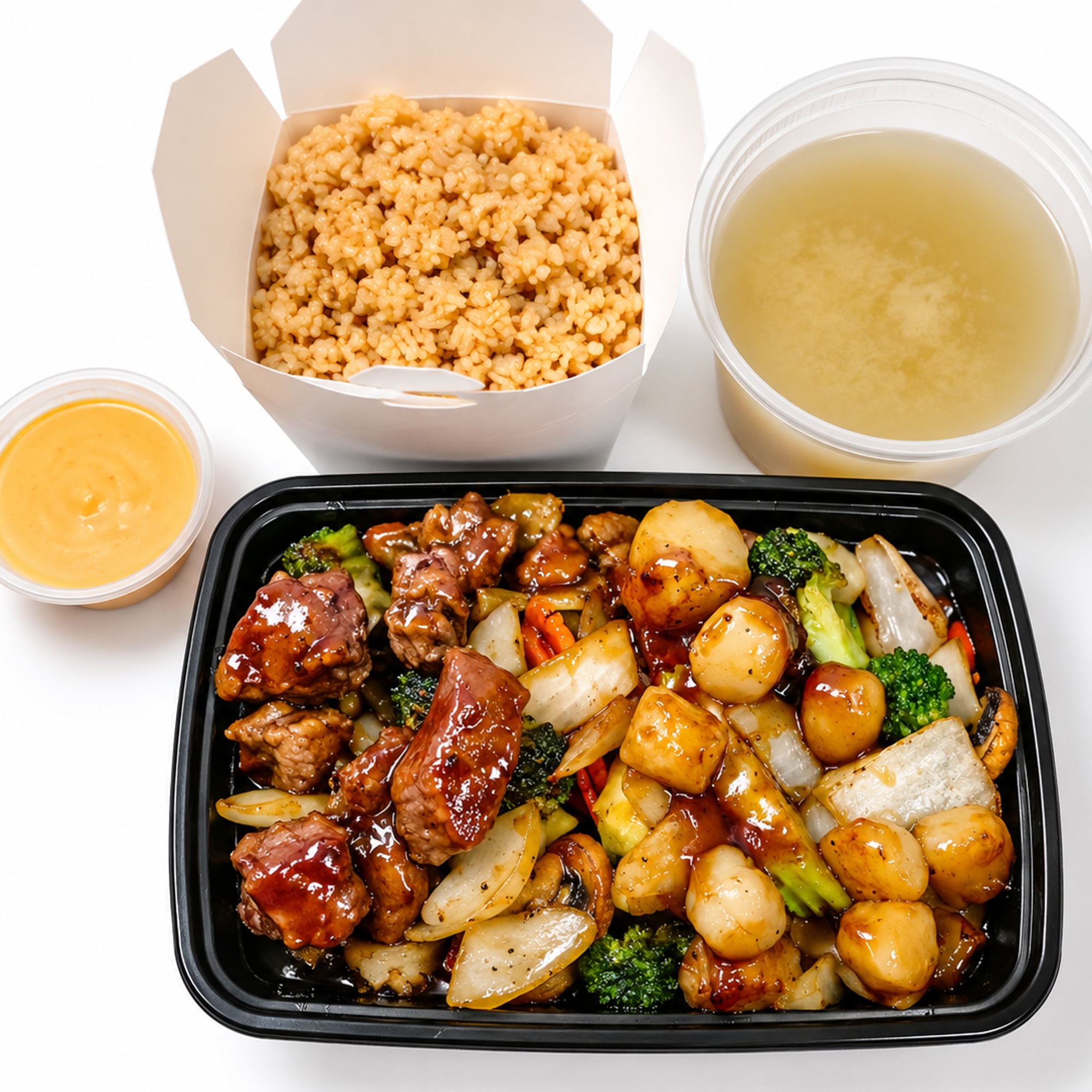 44. Steak & Scallop Hibachi