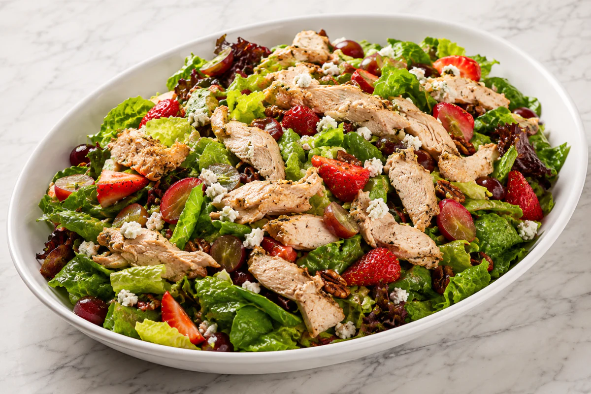 Strawberry Balsamic Chicken Salad