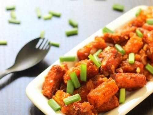 Baby corn manchurian