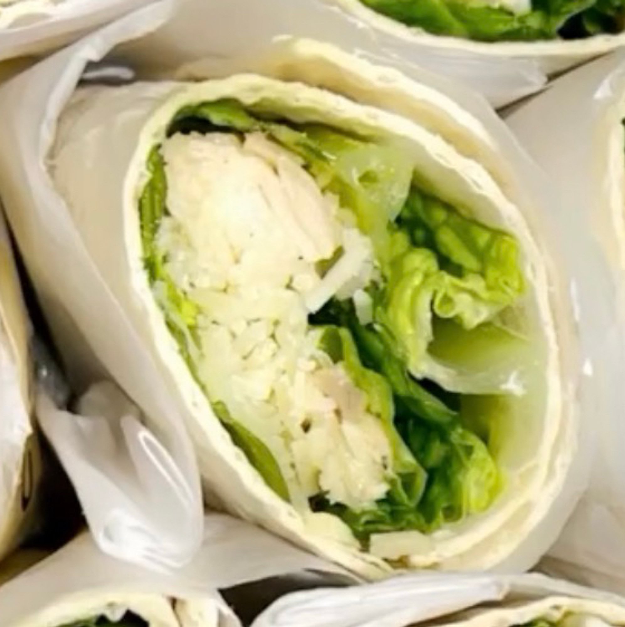Half Grilled Chicken Caesar Gluten Free Wrap
