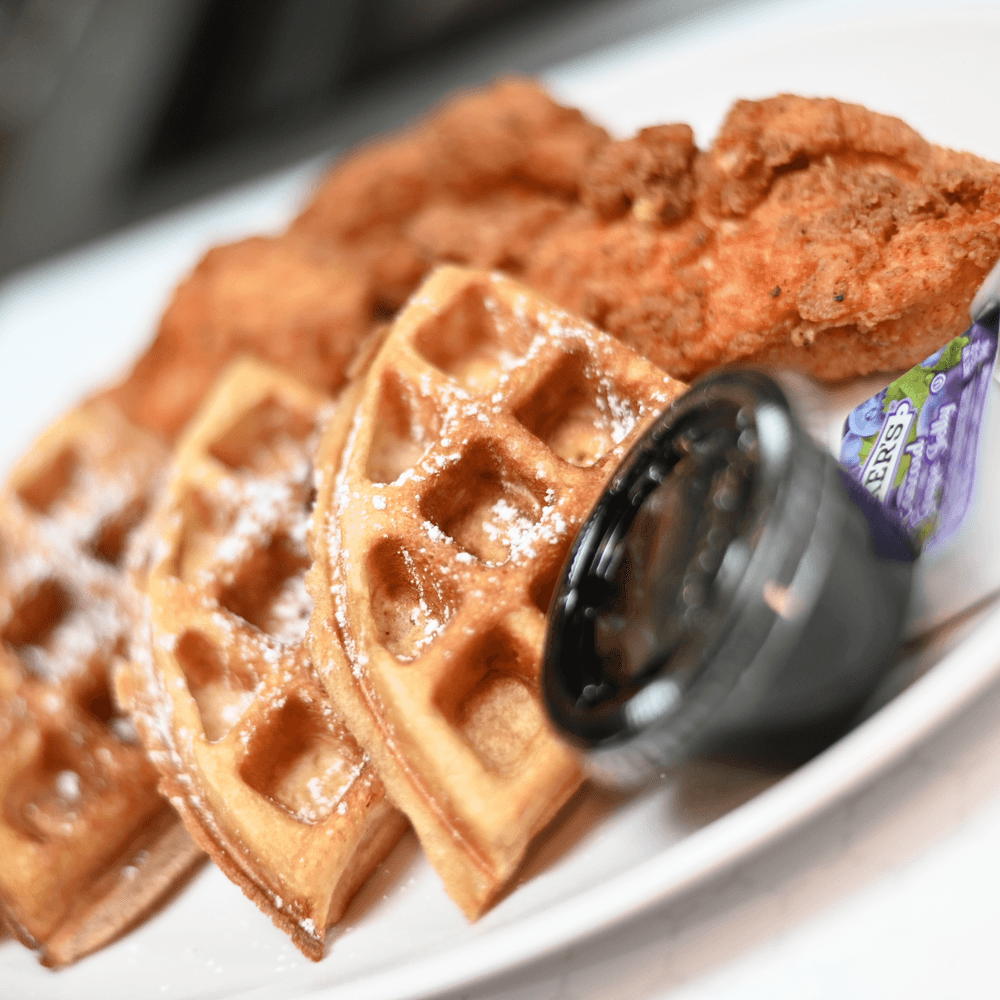 Waffles Chicken And Eggs