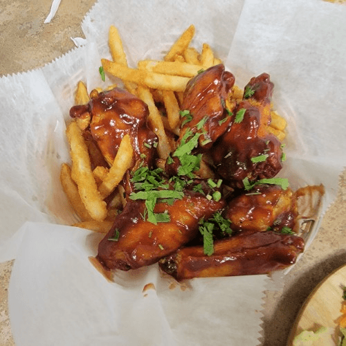 2. BBQ Sauce Wings