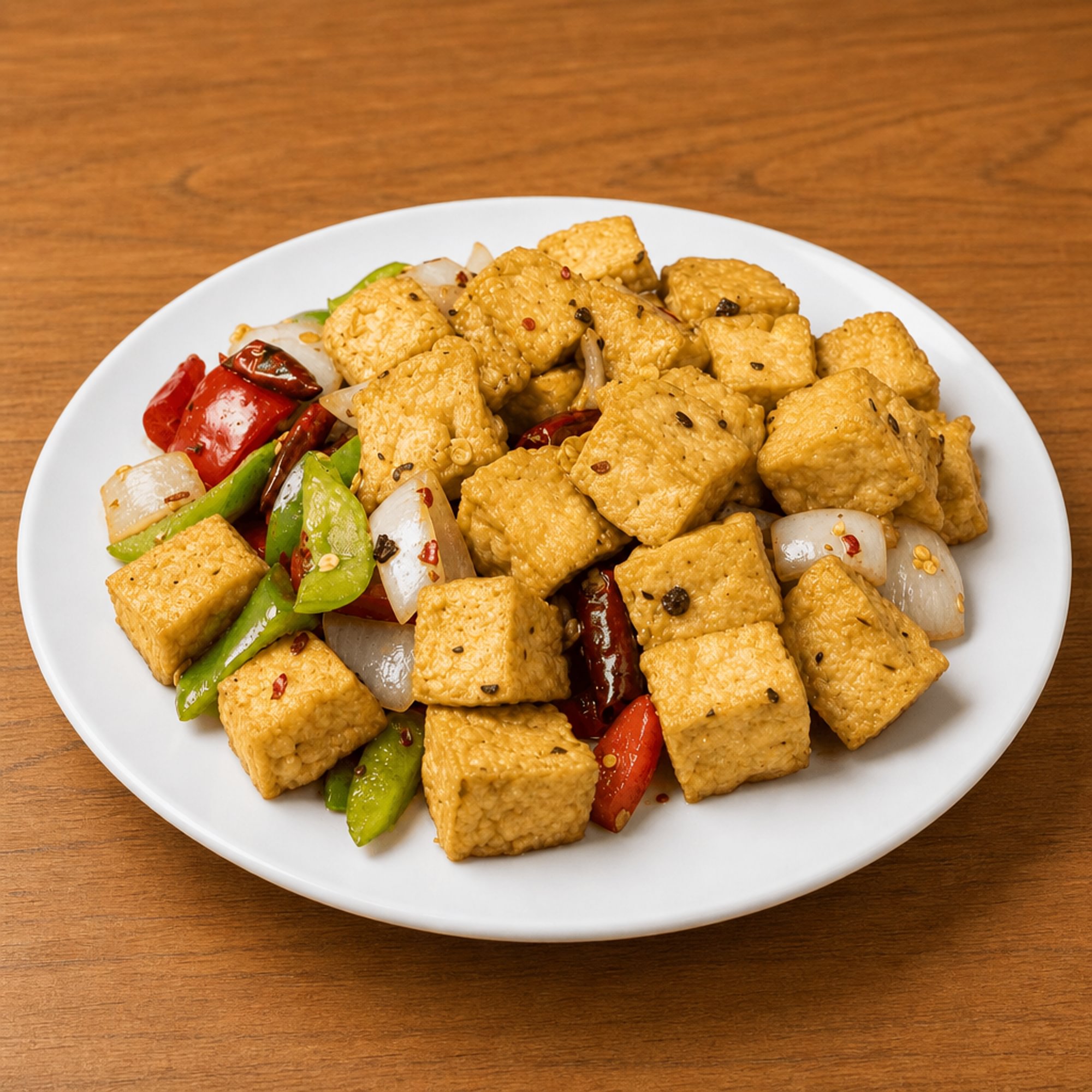 Spicy Crispy Tofu 辣豆腐
