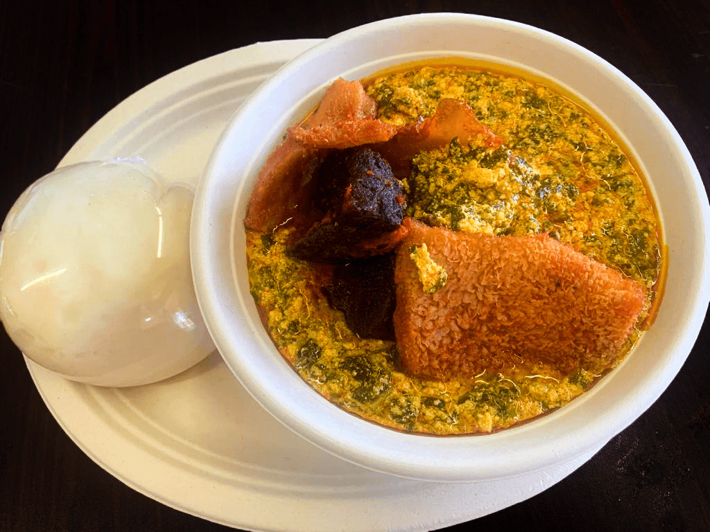 Egusi Soup With Fufu