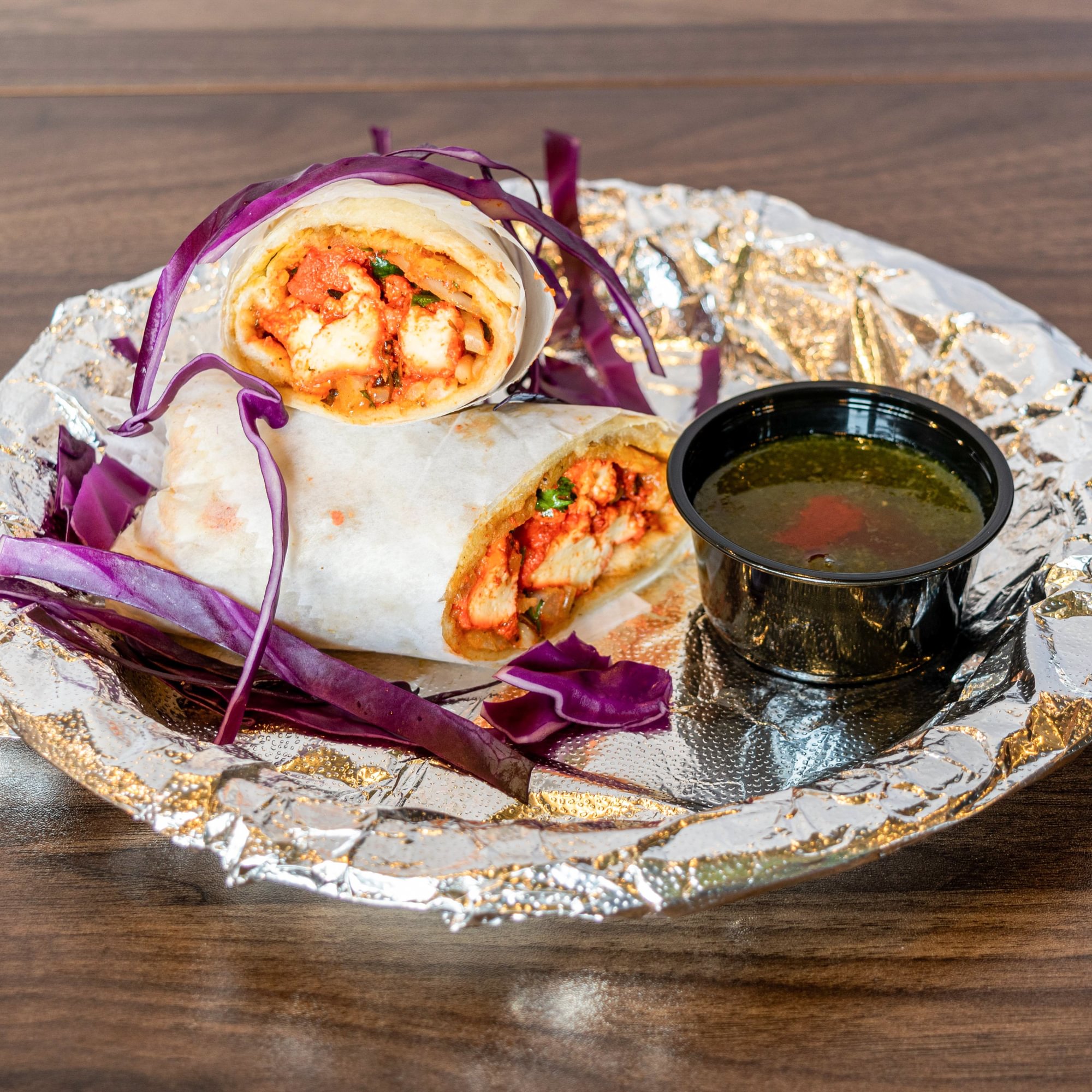 Paneer Tikka Kati Roll