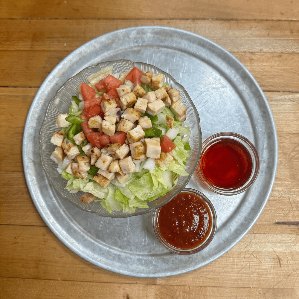 Grilled Chicken, Crispy Chicken, or Steak Salad