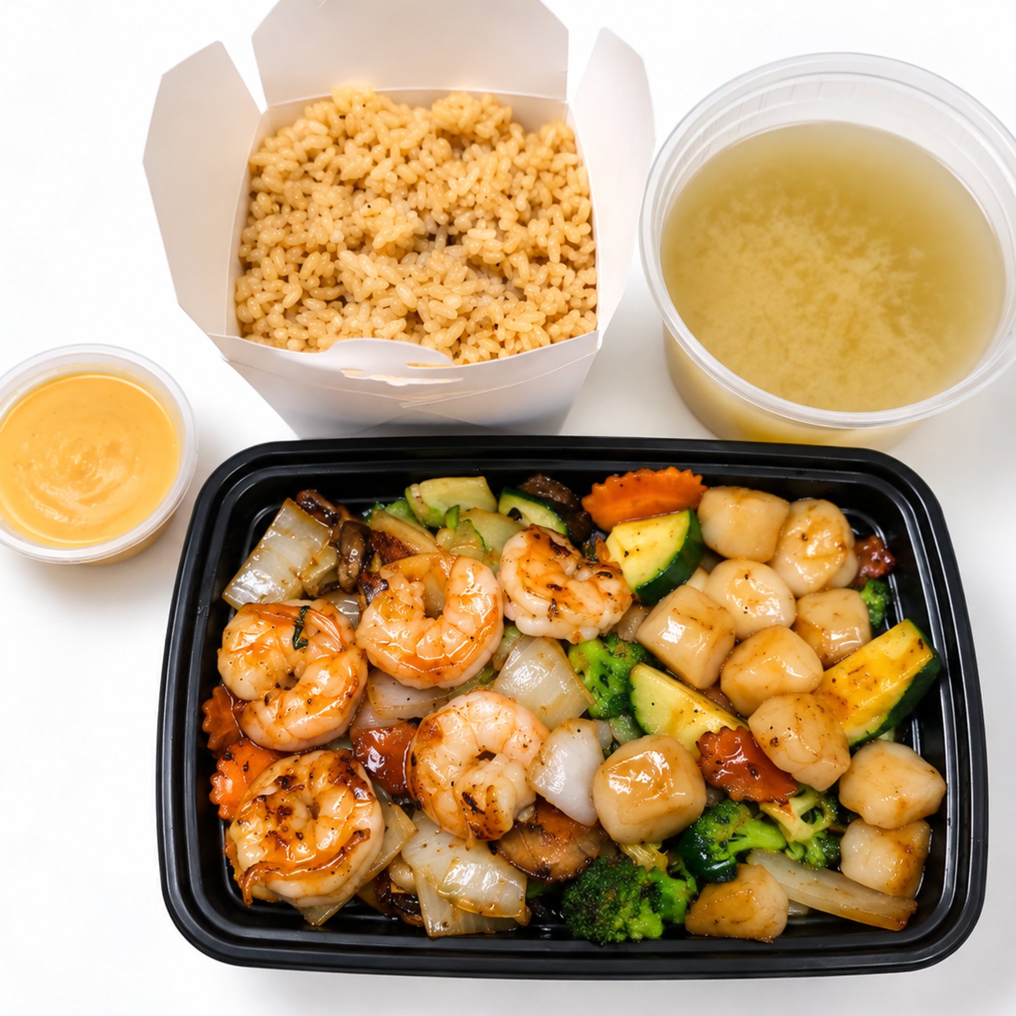 46. Shrimp & Scallop Hibachi