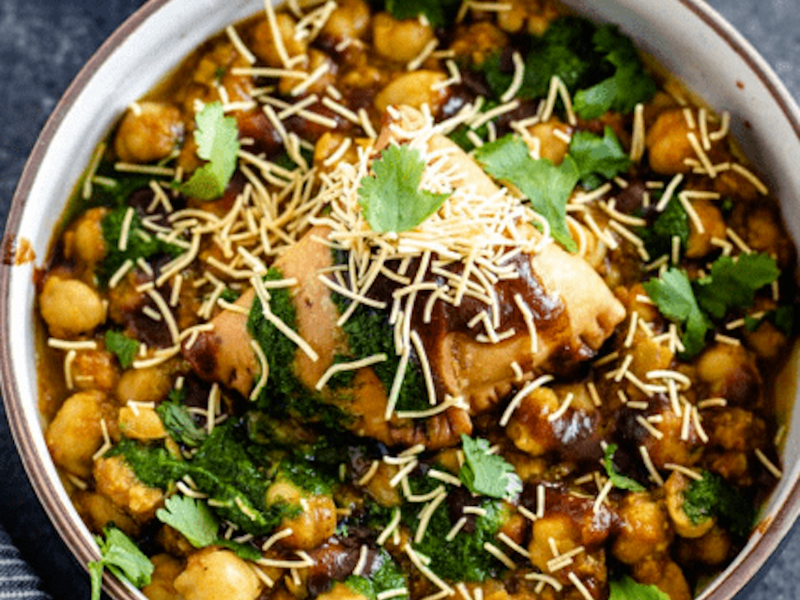 Samosa Chaat.