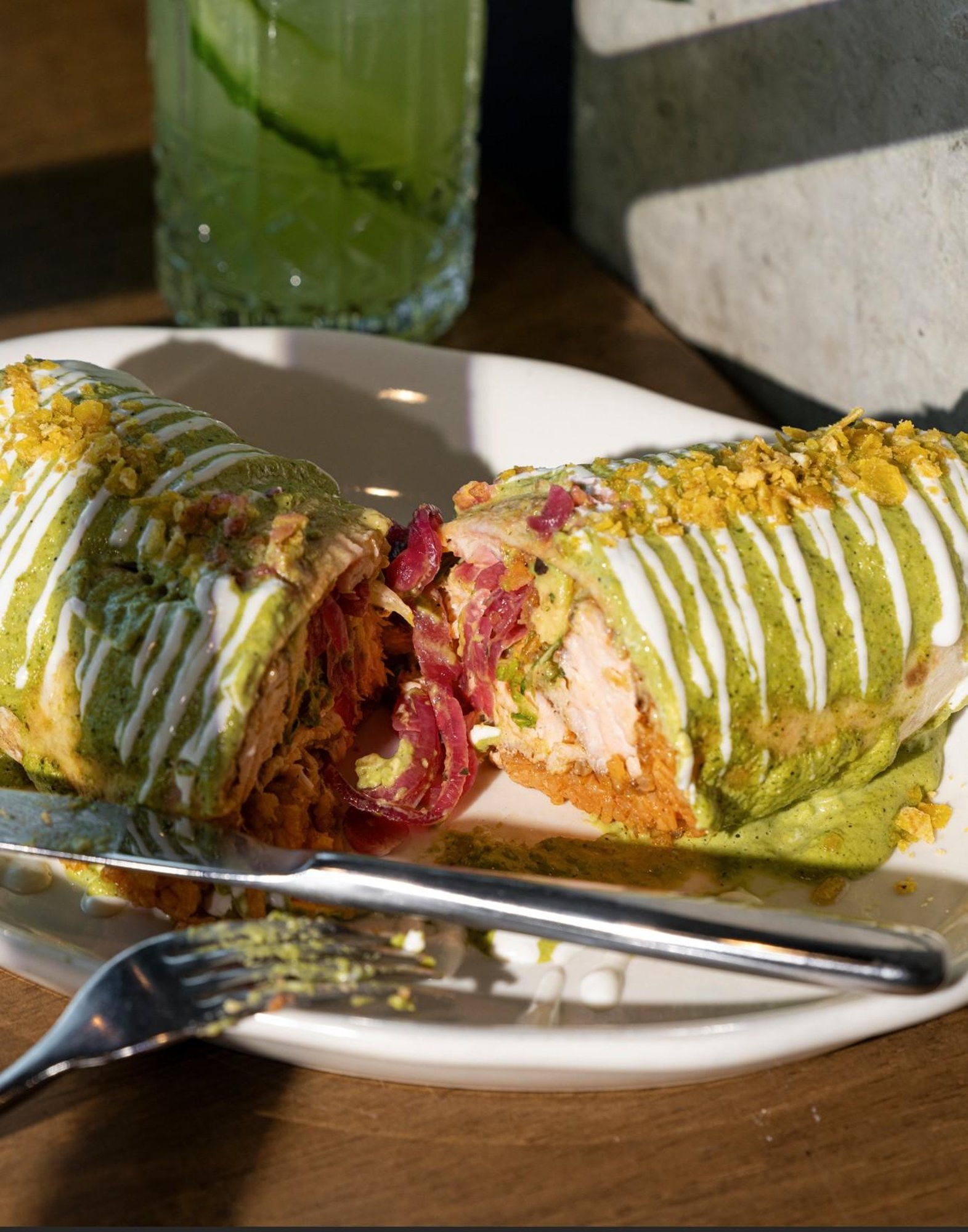 Salmon Burrito